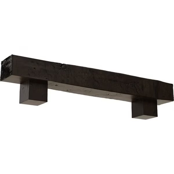 Kit w/ Alamo Corbels, Premium Walnut, 4